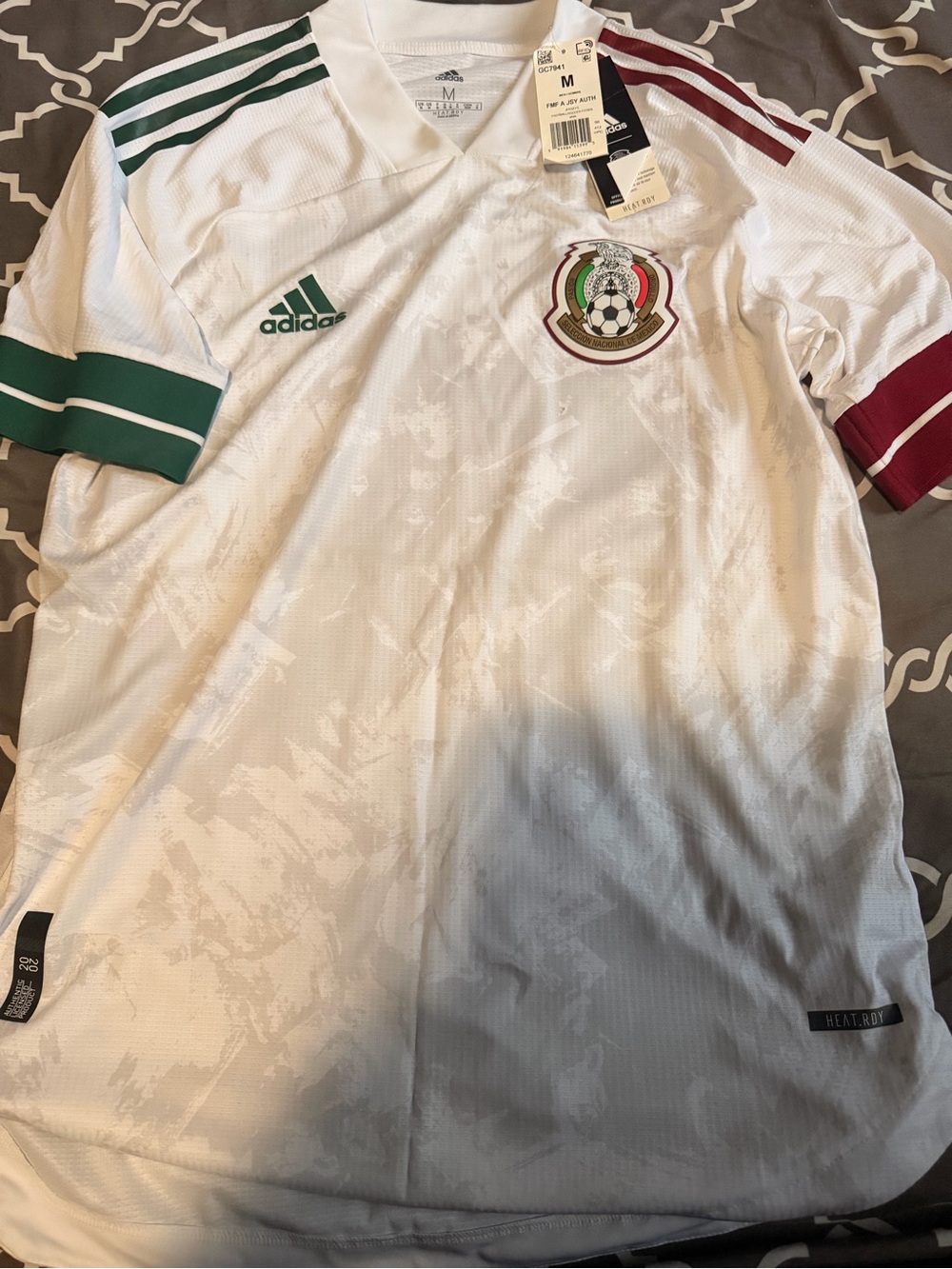 Authentic player version adidas White Mexico National Team Soccer Jersey 2020